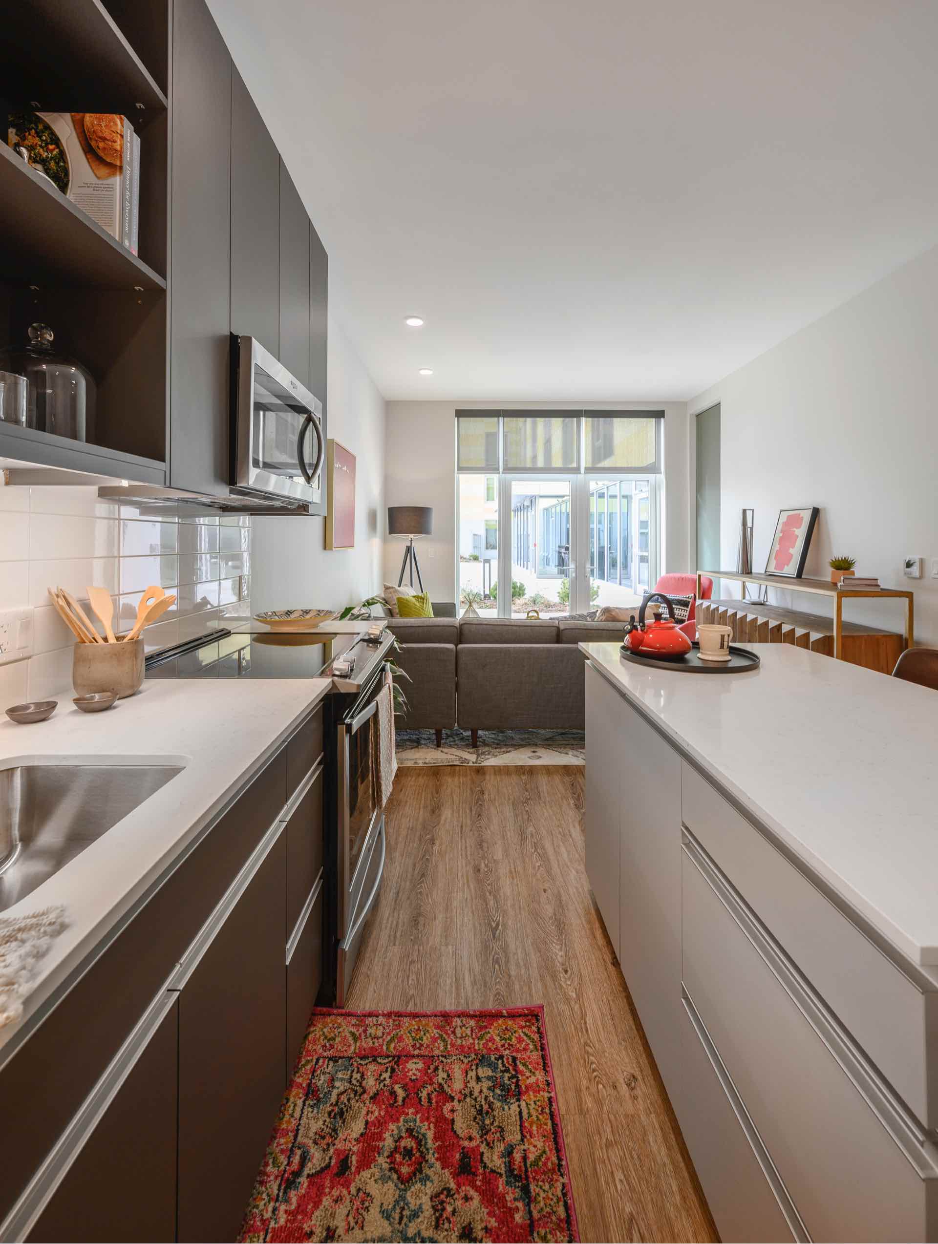 kitchen long view