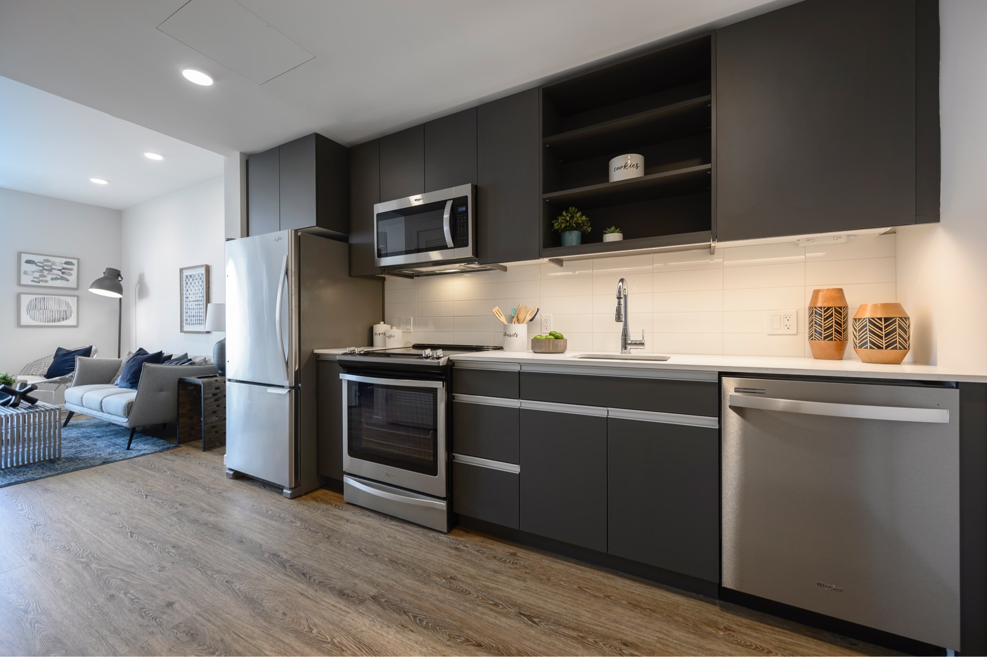 kitchen long view