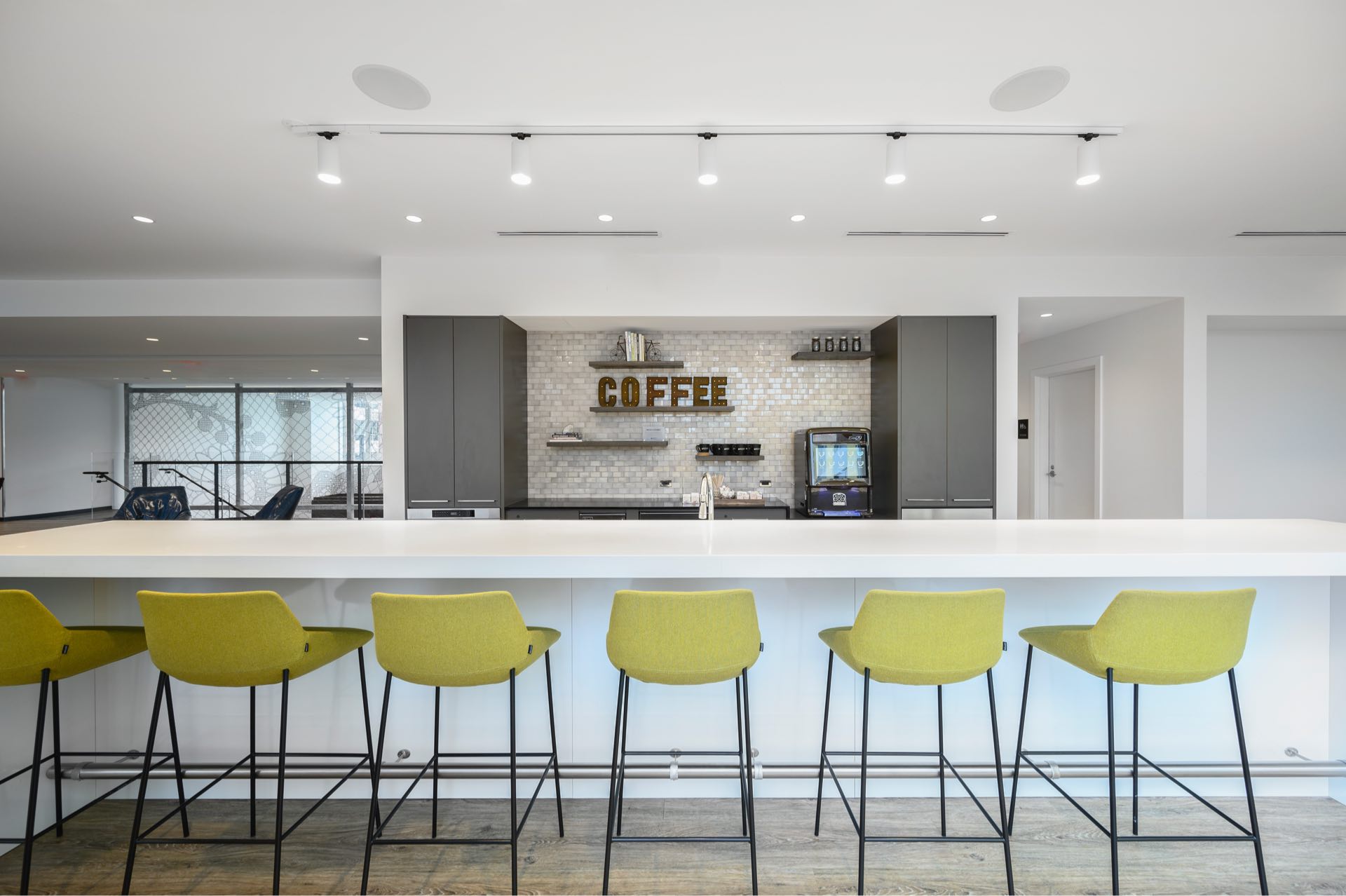 coffee serving area