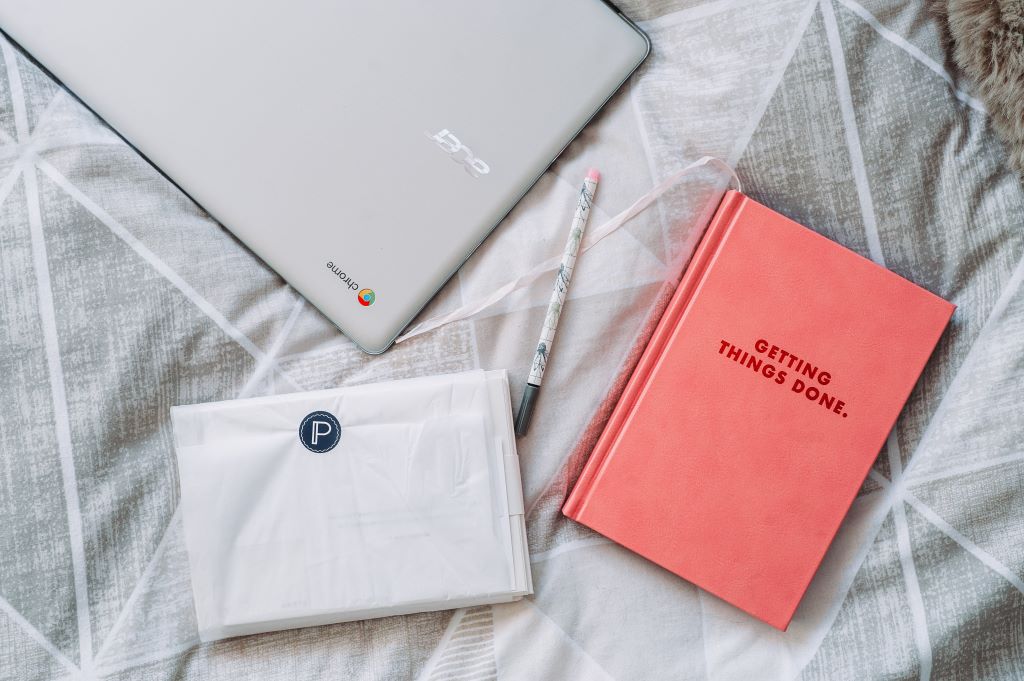 books and laptop